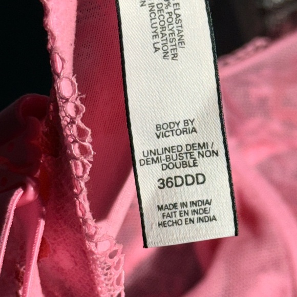 Pink Flower Lace Bra - Picture 13 of 13